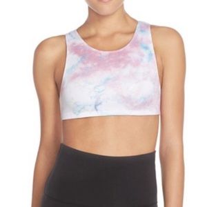 Free People movement tie dye sports bra